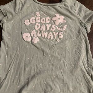 Old Navy Kids' Mint Floral Tee